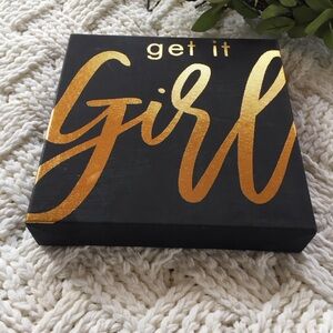 Get it Girl Small Office Sign